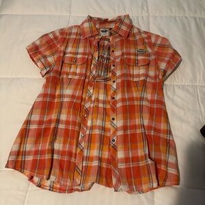 Harley Davidson button up shirt small